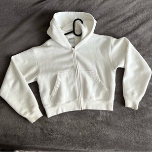 TNA Cozy Fleece Boyfriend Boxy Zip Hoodie